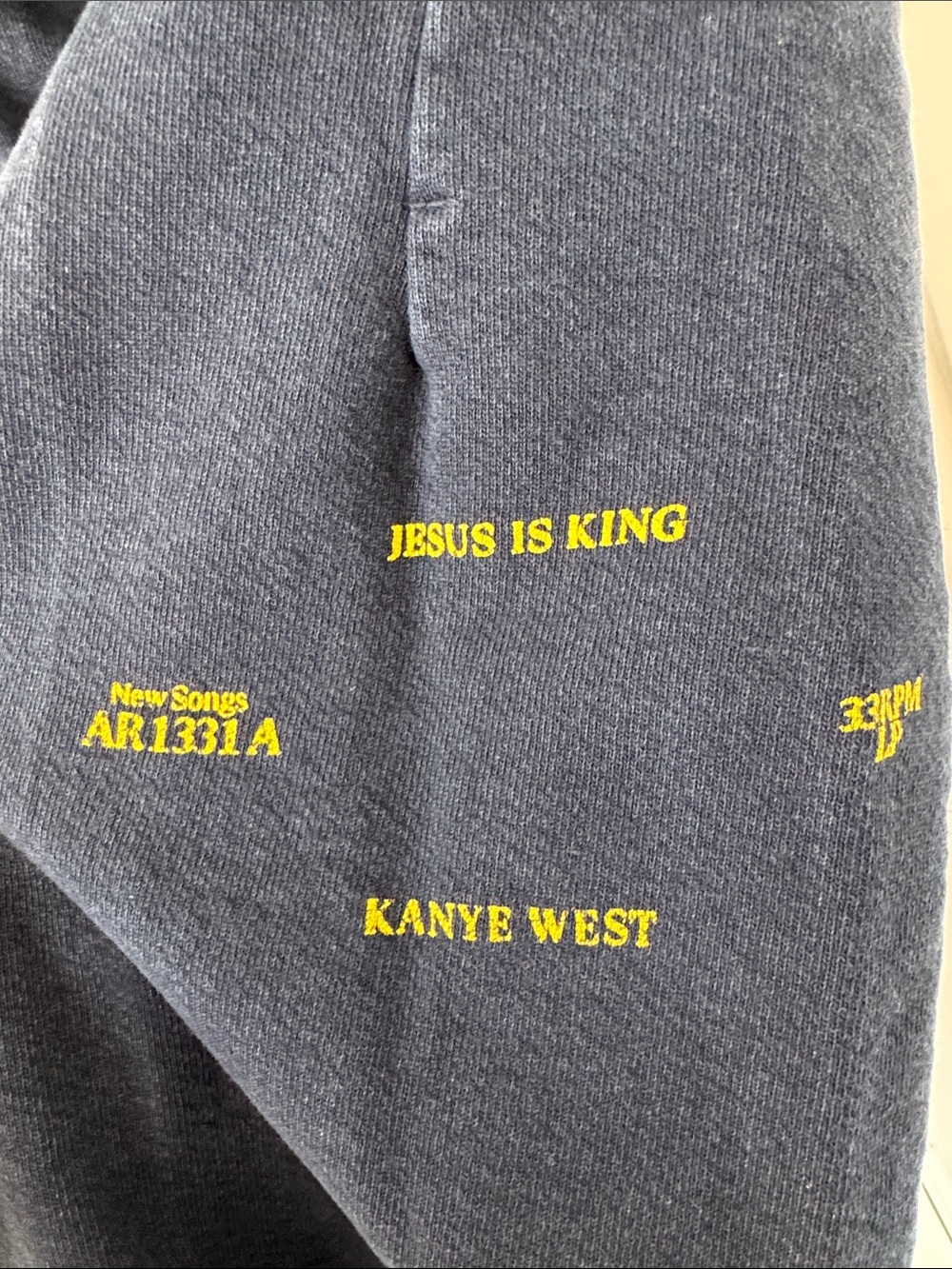 Kanye West 'Jesus Is King' Navy Sweatpants